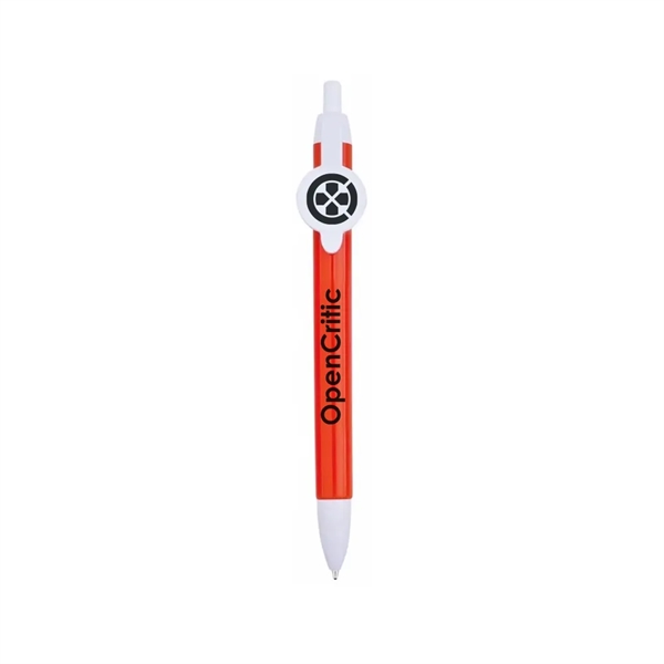 Round Clip Ball Pen Premium Ink - Round Clip Ball Pen Premium Ink - Image 1 of 10