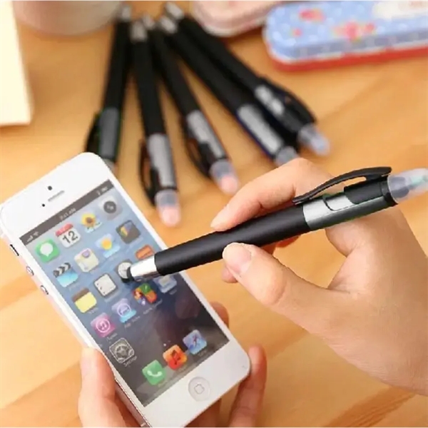 Colortouch Gift Multi-color Highlighter Ball Pen - Colortouch Gift Multi-color Highlighter Ball Pen - Image 1 of 3