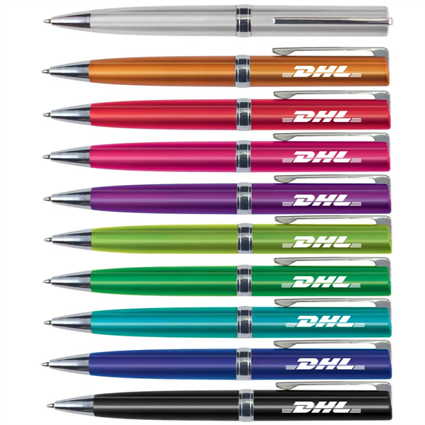 Curie Metallic Twist Ballpoint Pens - Curie Metallic Twist Ballpoint Pens - Image 0 of 2
