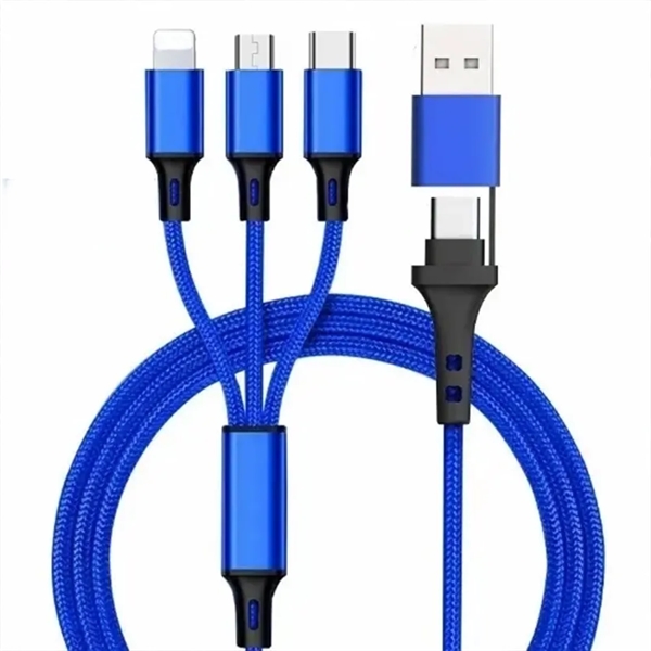 Powermax 5-in-1 Braided Charger Cable Fast Charging - Powermax 5-in-1 Braided Charger Cable Fast Charging - Image 6 of 7