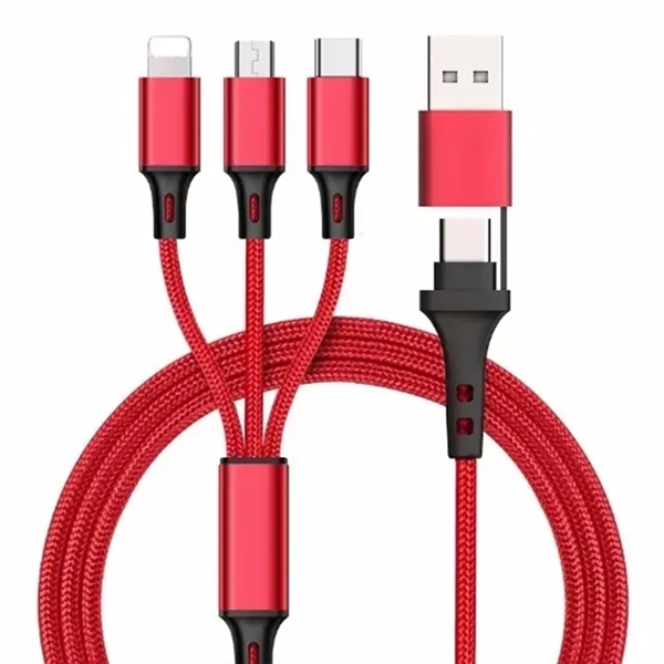 Powermax 5-in-1 Braided Charger Cable Fast Charging - Powermax 5-in-1 Braided Charger Cable Fast Charging - Image 3 of 7