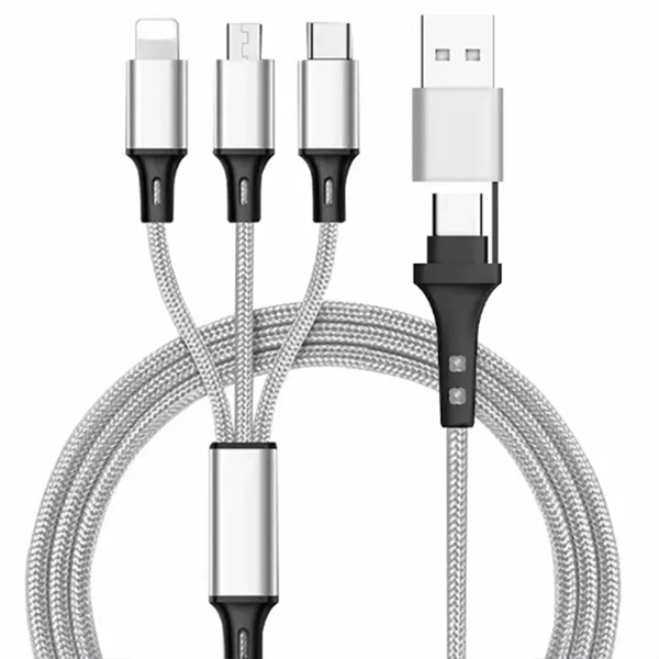 Powermax 5-in-1 Braided Charger Cable Fast Charging - Powermax 5-in-1 Braided Charger Cable Fast Charging - Image 2 of 7