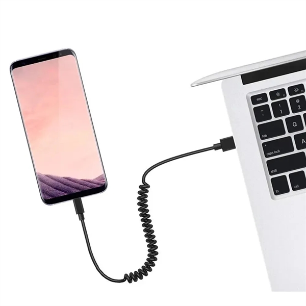Flexcharge All-in-1 Spring Coil Charging Cable - Flexcharge All-in-1 Spring Coil Charging Cable - Image 2 of 7