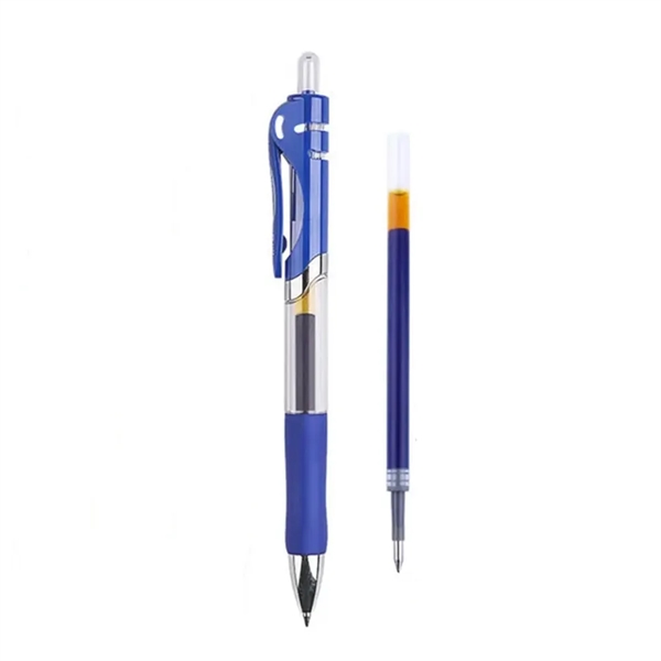 Inkflow Retractable Gel Pens With Rubber Grip - Inkflow Retractable Gel Pens With Rubber Grip - Image 5 of 6