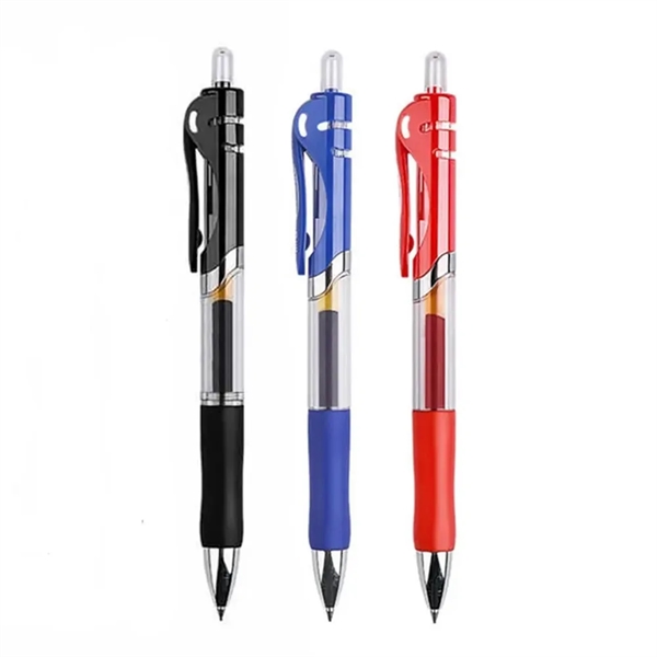 Inkflow Retractable Gel Pens With Rubber Grip - Inkflow Retractable Gel Pens With Rubber Grip - Image 4 of 6