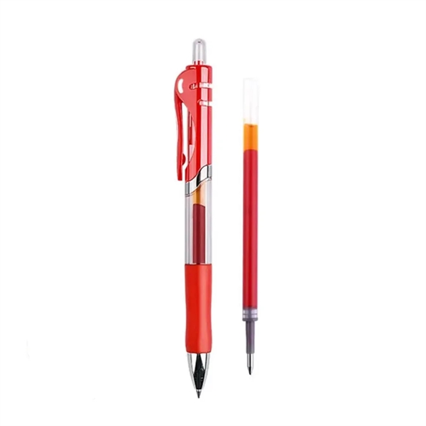Inkflow Retractable Gel Pens With Rubber Grip - Inkflow Retractable Gel Pens With Rubber Grip - Image 3 of 6