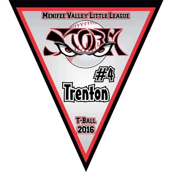 Personalized Triangle Banner - 13oz Matte Vinyl - Personalized Triangle Banner - 13oz Matte Vinyl - Image 0 of 0