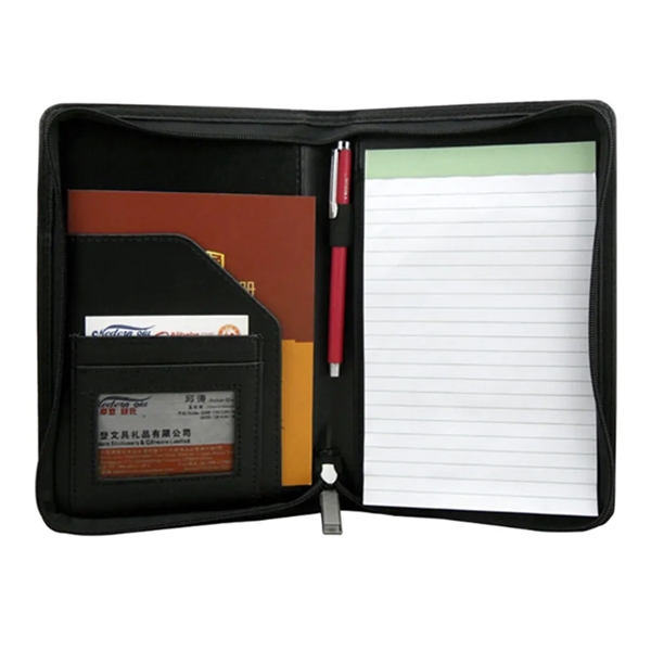 Burbank Junior Padfolio With Zipper Closure - Burbank Junior Padfolio With Zipper Closure - Image 5 of 5
