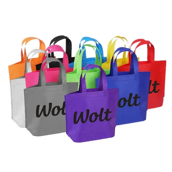 Foldable Eco Friendly Custom Non-Woven Tote Bag - Foldable Eco Friendly Custom Non-Woven Tote Bag - Image 0 of 1