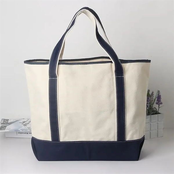 Pinnacle Embroidery Canvas Tote Bag - Pinnacle Embroidery Canvas Tote Bag - Image 1 of 3