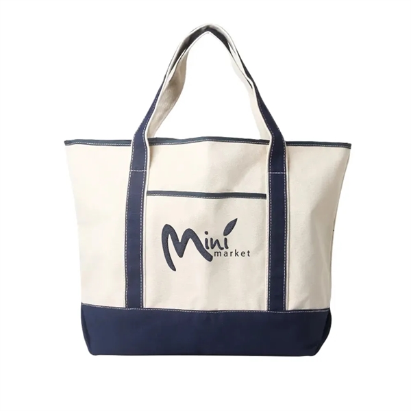 Pinnacle Embroidery Canvas Tote Bag - Pinnacle Embroidery Canvas Tote Bag - Image 3 of 3