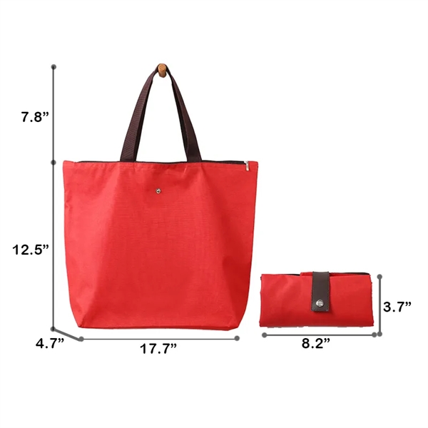 Folding Oxford Cloth Shopping Bag - Folding Oxford Cloth Shopping Bag - Image 1 of 8