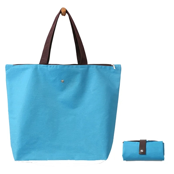 Folding Oxford Cloth Shopping Bag - Folding Oxford Cloth Shopping Bag - Image 4 of 8