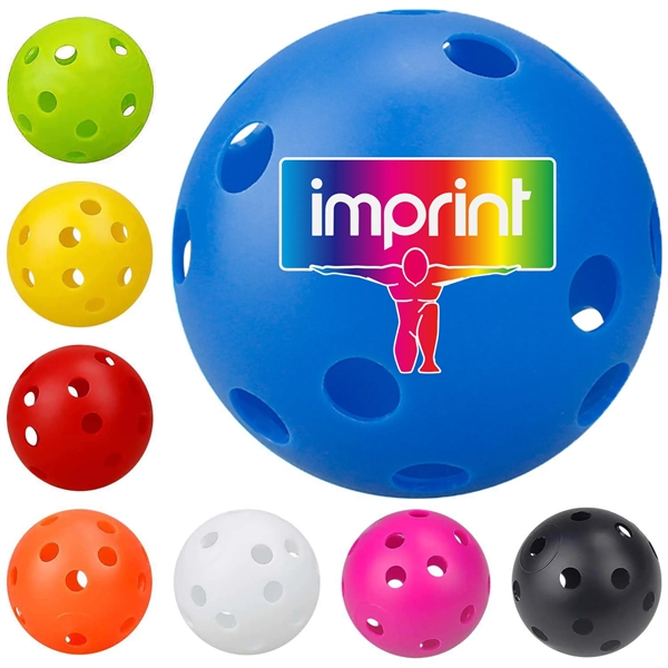 Golf Hollow Ball Pickleball Balls-26 Holes 1.7"W 0.61oz - Golf Hollow Ball Pickleball Balls-26 Holes 1.7"W 0.61oz - Image 0 of 9