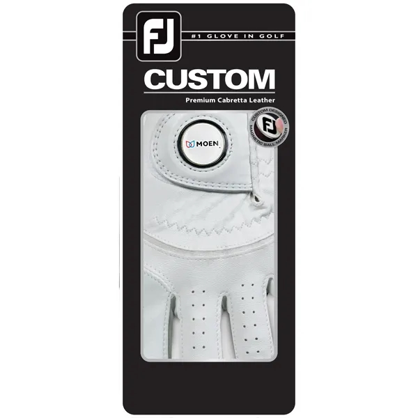 FootJoy Custom Q-Mark Glove w/ Epoxy Dome Ball Marker - FootJoy Custom Q-Mark Glove w/ Epoxy Dome Ball Marker - Image 2 of 2