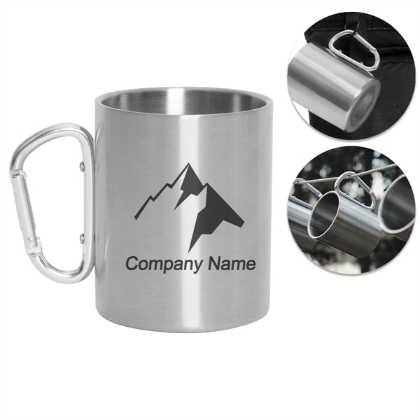 Portable Camping Carabiner Mug - Portable Camping Carabiner Mug - Image 0 of 7