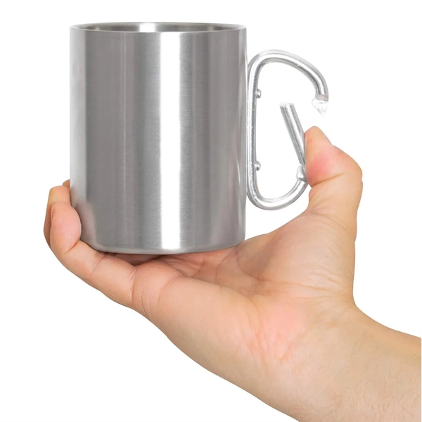 Portable Camping Carabiner Mug - Portable Camping Carabiner Mug - Image 1 of 7