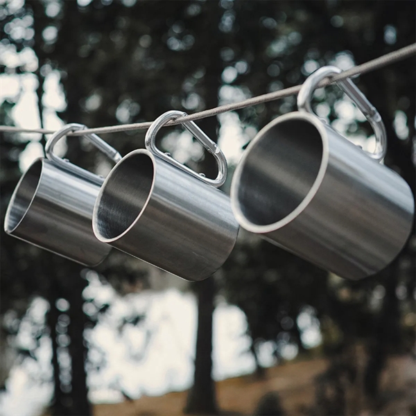 Portable Camping Carabiner Mug - Portable Camping Carabiner Mug - Image 3 of 7