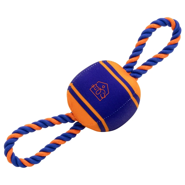 Custom Tug N Play Ball & Rope Dog Toy