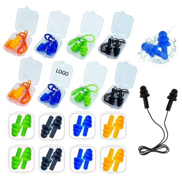 Waterproof Noise Cancelling Earplugs - Sound Protection - Waterproof Noise Cancelling Earplugs - Sound Protection - Image 0 of 3