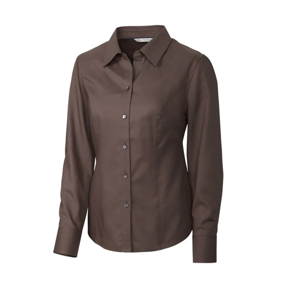 Cutter & Buck Epic Easy Care Nailshead Womens Long Sleeve... - Cutter & Buck Epic Easy Care Nailshead Womens Long Sleeve... - Image 2 of 8