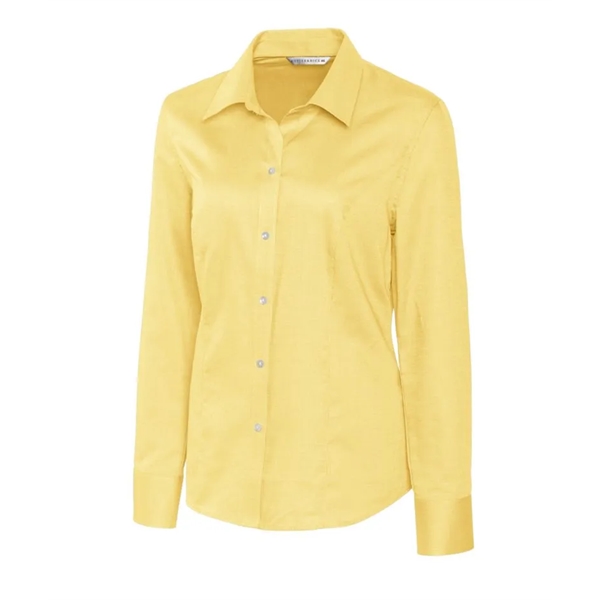 Cutter & Buck Epic Easy Care Nailshead Womens Long Sleeve... - Cutter & Buck Epic Easy Care Nailshead Womens Long Sleeve... - Image 4 of 8