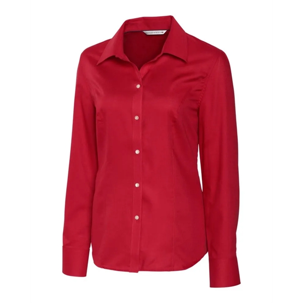 Cutter & Buck Epic Easy Care Nailshead Womens Long Sleeve... - Cutter & Buck Epic Easy Care Nailshead Womens Long Sleeve... - Image 5 of 8