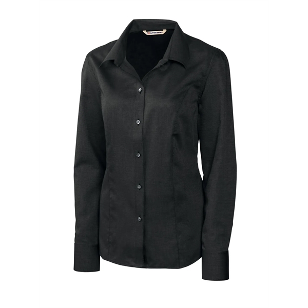 Cutter & Buck Epic Easy Care Nailshead Womens Long Sleeve... - Cutter & Buck Epic Easy Care Nailshead Womens Long Sleeve... - Image 6 of 8