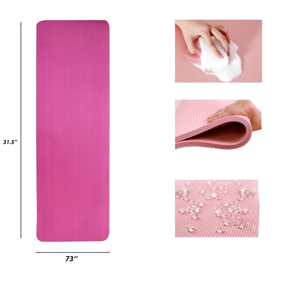 Customized NBR Yoga Mat w/ Custom Imprint