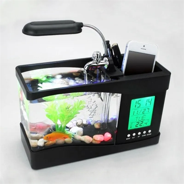 Fish Tank with Pen Holder - Fish Tank with Pen Holder - Image 2 of 3