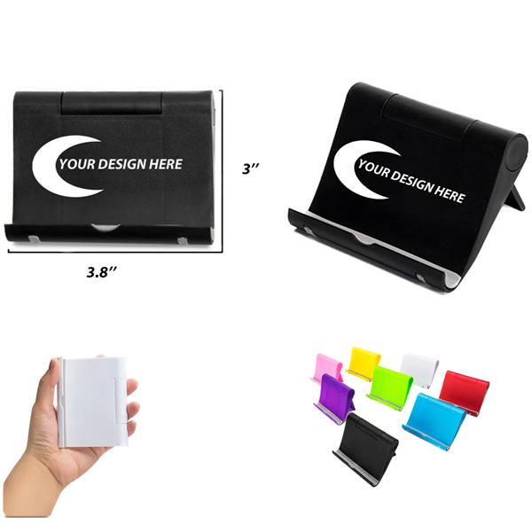 Adjustable Phone Stand w/ Custom Imprint - Adjustable Phone Stand w/ Custom Imprint - Image 0 of 1