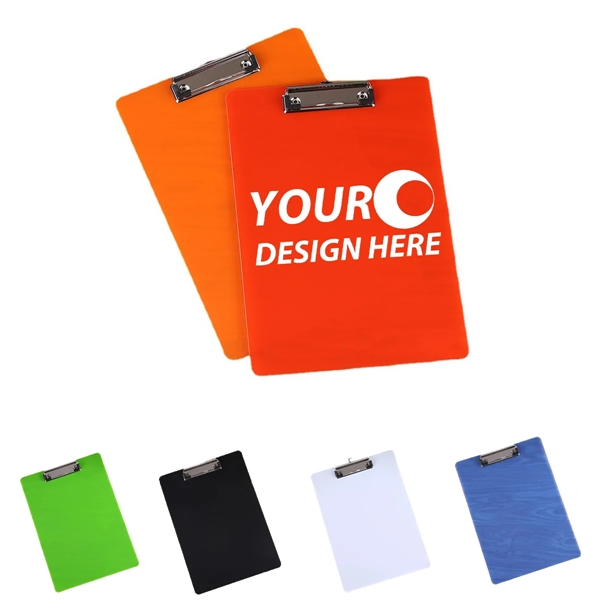 Durable PP Clipboard w/ Custom Imprint - Durable PP Clipboard w/ Custom Imprint - Image 0 of 1