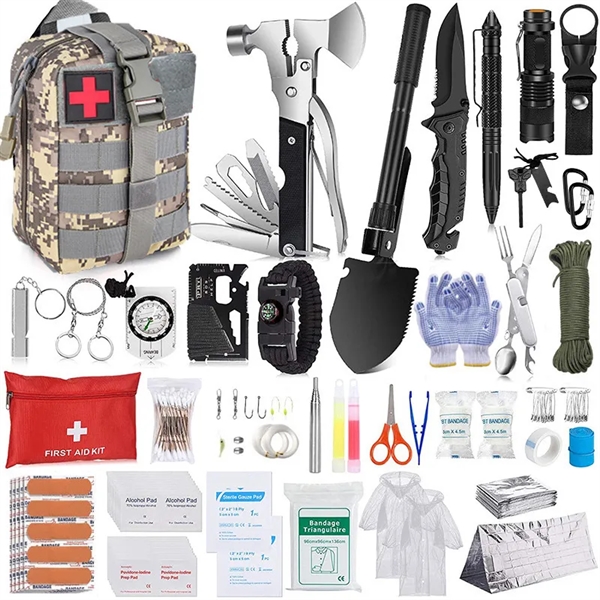 Outdoor Camping Survival Multi-Tool Kit - Outdoor Camping Survival Multi-Tool Kit - Image 0 of 3
