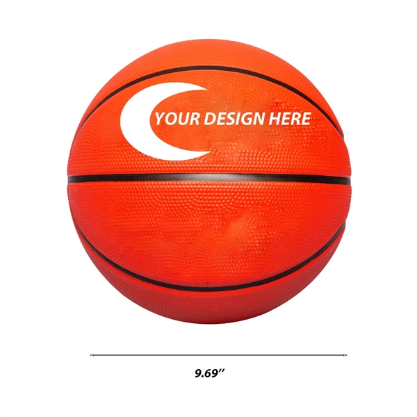 Size 7 Rubber Basketball w/ Custom Imprint - Size 7 Rubber Basketball w/ Custom Imprint - Image 1 of 1