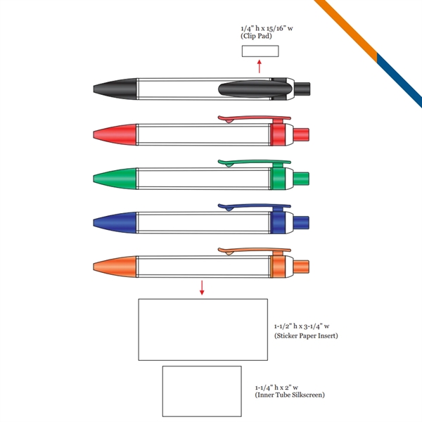 Dorsa Plastic Pen - Dorsa Plastic Pen - Image 2 of 7
