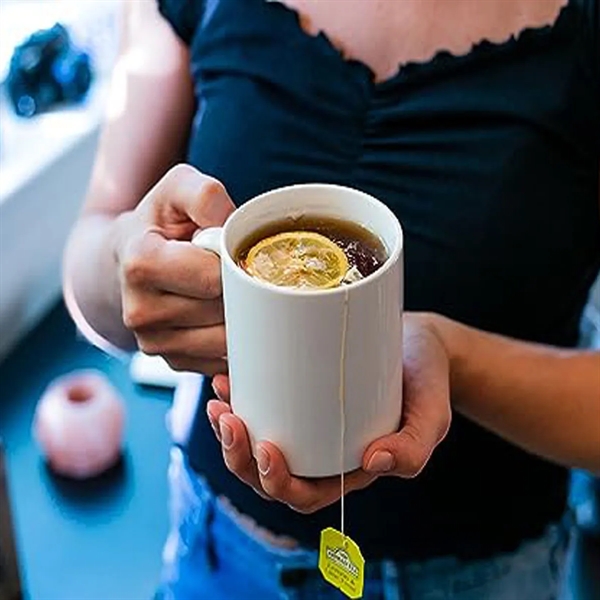 10OZ White Coffee Mugs - 10OZ White Coffee Mugs - Image 3 of 3