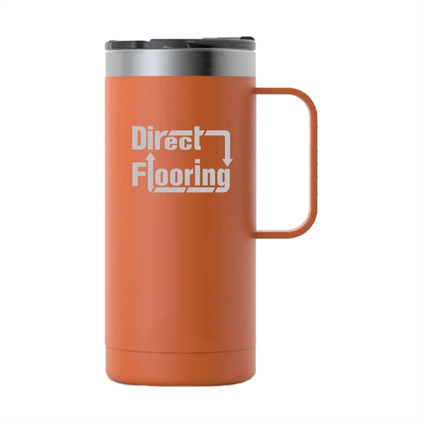 RTIC 16oz Ringed Stainless Steel Travel Mugs - RTIC 16oz Ringed Stainless Steel Travel Mugs - Image 4 of 39