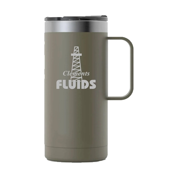 RTIC 16oz Ringed Stainless Steel Travel Mugs - RTIC 16oz Ringed Stainless Steel Travel Mugs - Image 16 of 39