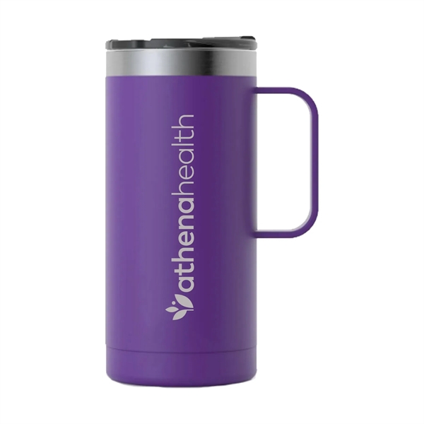 RTIC 16oz Ringed Stainless Steel Travel Mugs - RTIC 16oz Ringed Stainless Steel Travel Mugs - Image 18 of 39