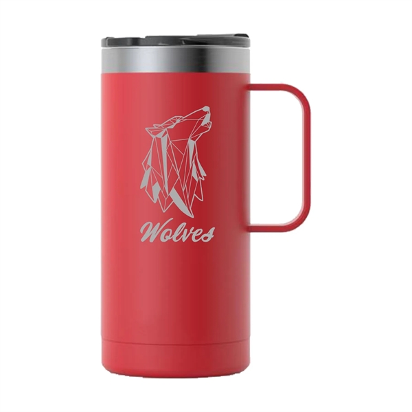 RTIC 16oz Ringed Stainless Steel Travel Mugs - RTIC 16oz Ringed Stainless Steel Travel Mugs - Image 20 of 39