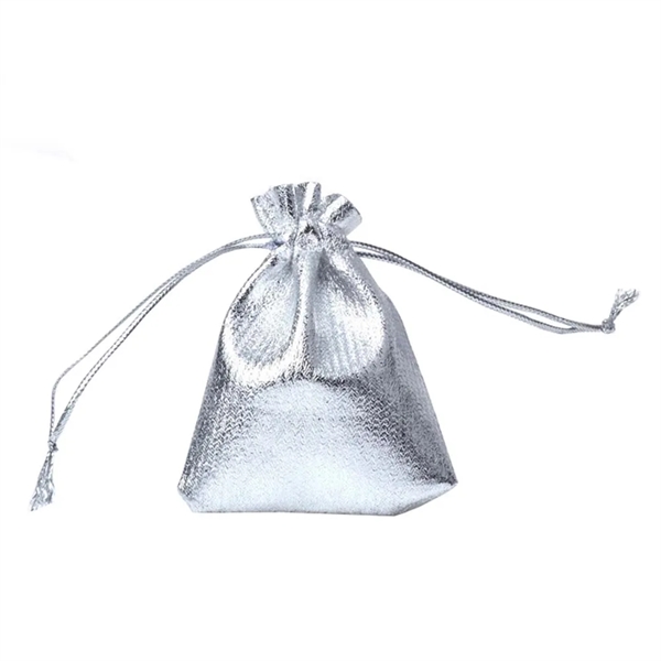 Gold Drawstring Bag - Gold Drawstring Bag - Image 1 of 2
