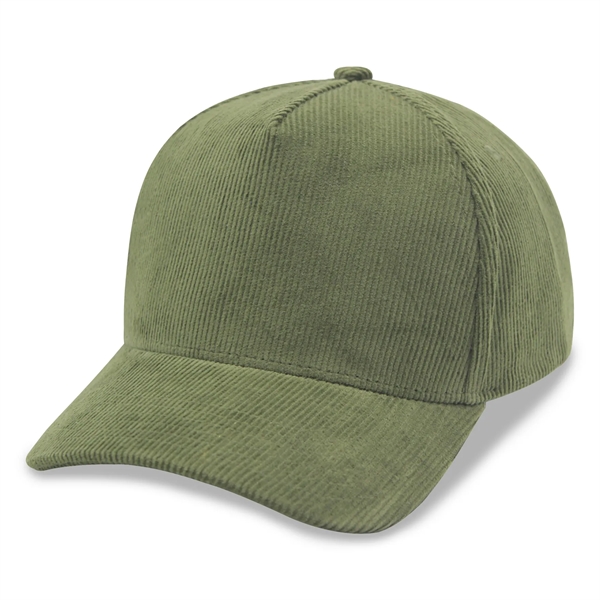 5 Panel Corduroy twotone Snapback Cap - 5 Panel Corduroy twotone Snapback Cap - Image 4 of 23