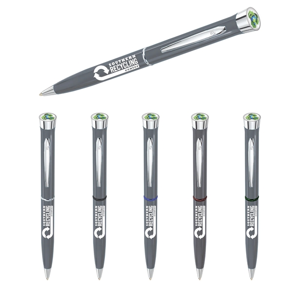 Recycled Metal - USA Dome Gloss Finish with Chrome - Recycled Metal - USA Dome Gloss Finish with Chrome - Image 6 of 6