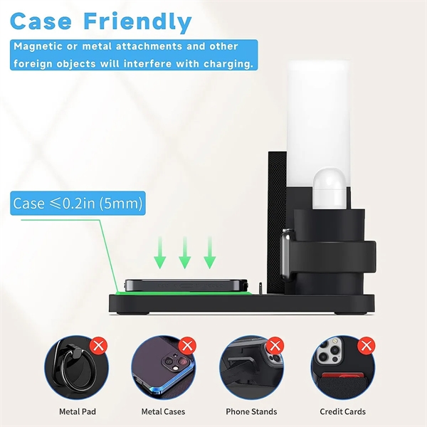 Wireless Charging Small Table Lamp - Wireless Charging Small Table Lamp - Image 1 of 8
