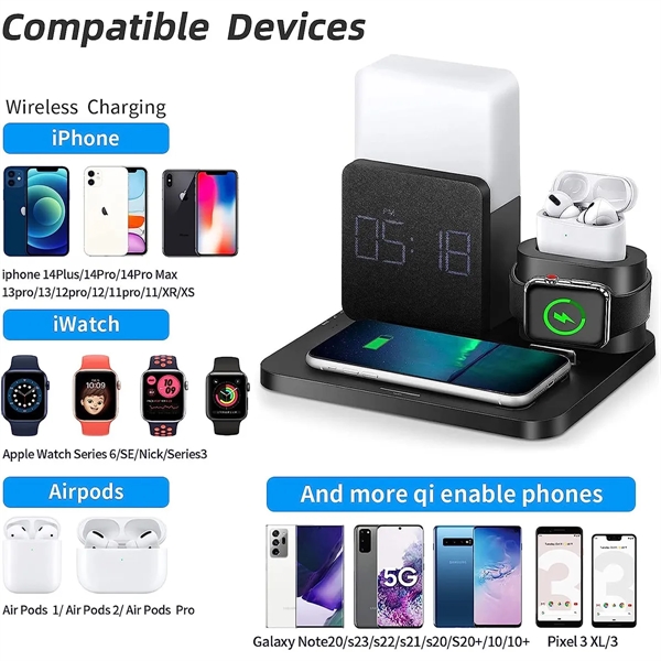 Wireless Charging Small Table Lamp - Wireless Charging Small Table Lamp - Image 4 of 8