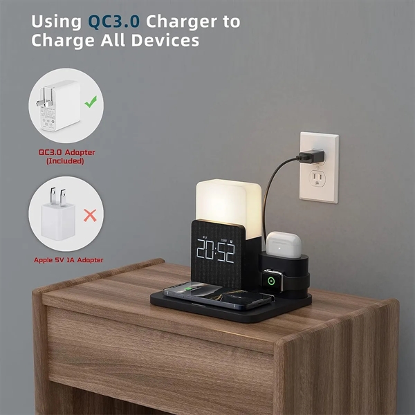 Wireless Charging Small Table Lamp - Wireless Charging Small Table Lamp - Image 5 of 8