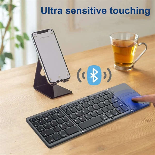Foldable Bluetooth Keyboard - Foldable Bluetooth Keyboard - Image 4 of 5