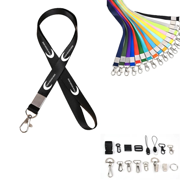 Full Color Polyester Lanyard - Full Color Polyester Lanyard - Image 0 of 1