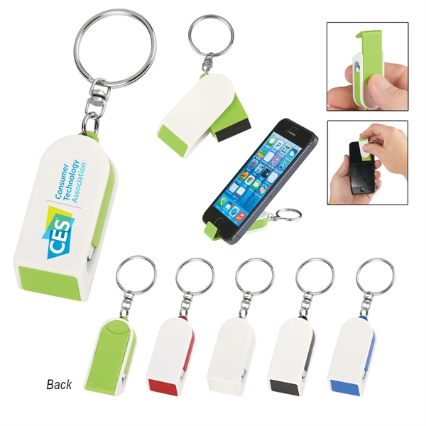 Phone Stand And Screen Cleaner Combo Key Chain - Phone Stand And Screen Cleaner Combo Key Chain - Image 24 of 24