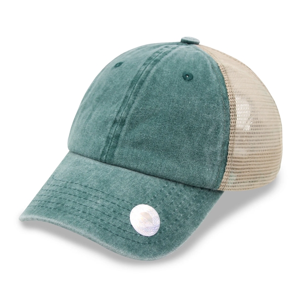 6 Panel Low Profile Trucker Cap Soft Comfortable Mesh back - 6 Panel Low Profile Trucker Cap Soft Comfortable Mesh back - Image 9 of 18